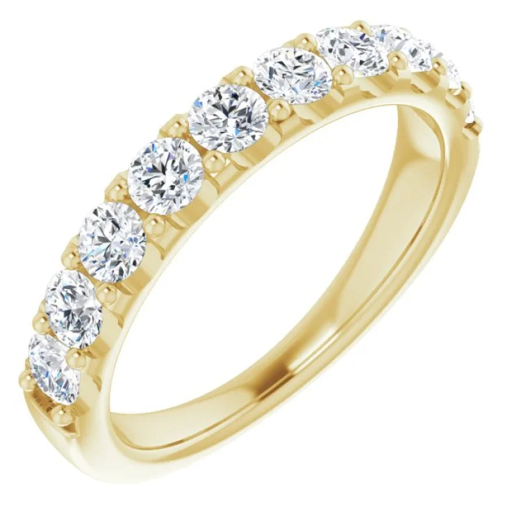 14K Yellow 1 CTW Natural Diamond Anniversary Band