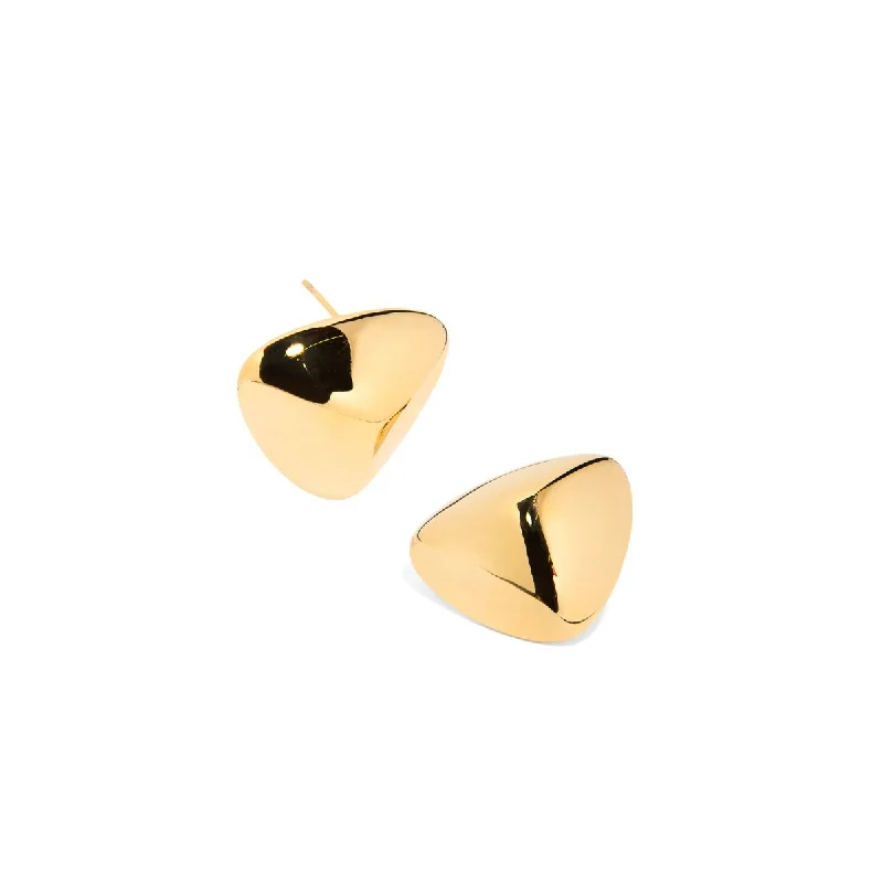 TRIANGLE STUD EARRINGS