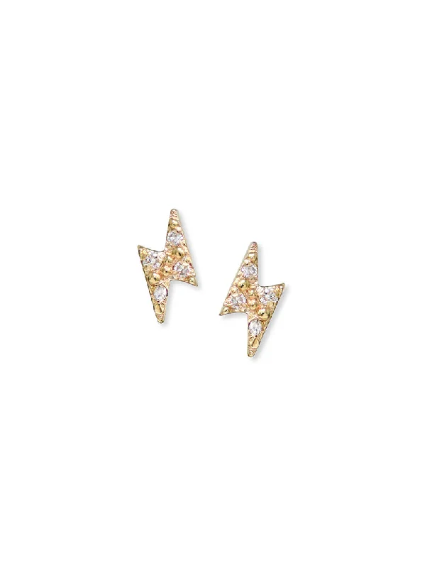 Aztec Mini Lightning Bolt Stud