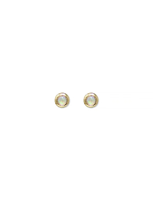 Cléo Gemstone Round Studs