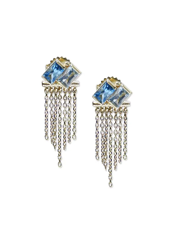 Cléo Suri Deux Carré Fringe Earring