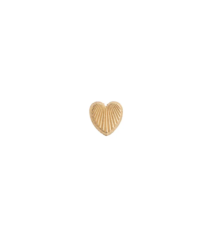 True Love : Mini Heart Token Ear Stud