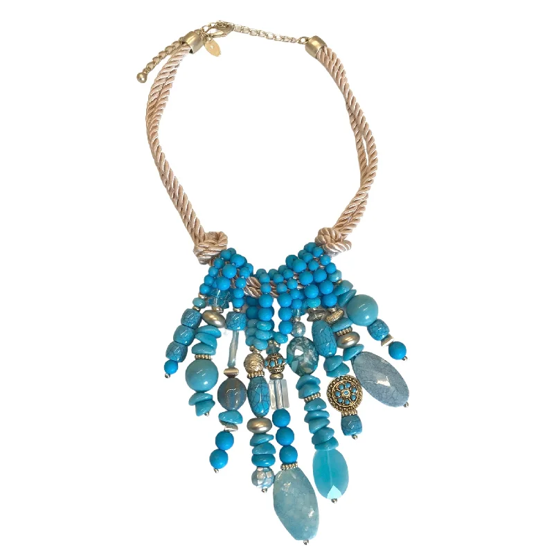 BLUE NECKLACE STATEMENT by CHICOS