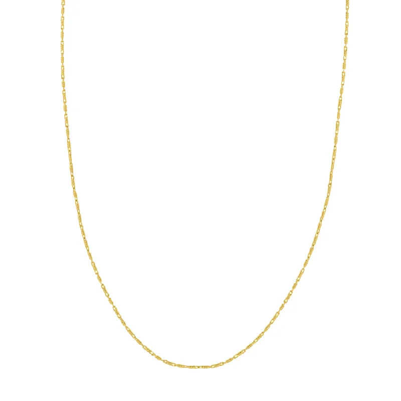 14k Gold Lumacina Diamond-Cut Chain