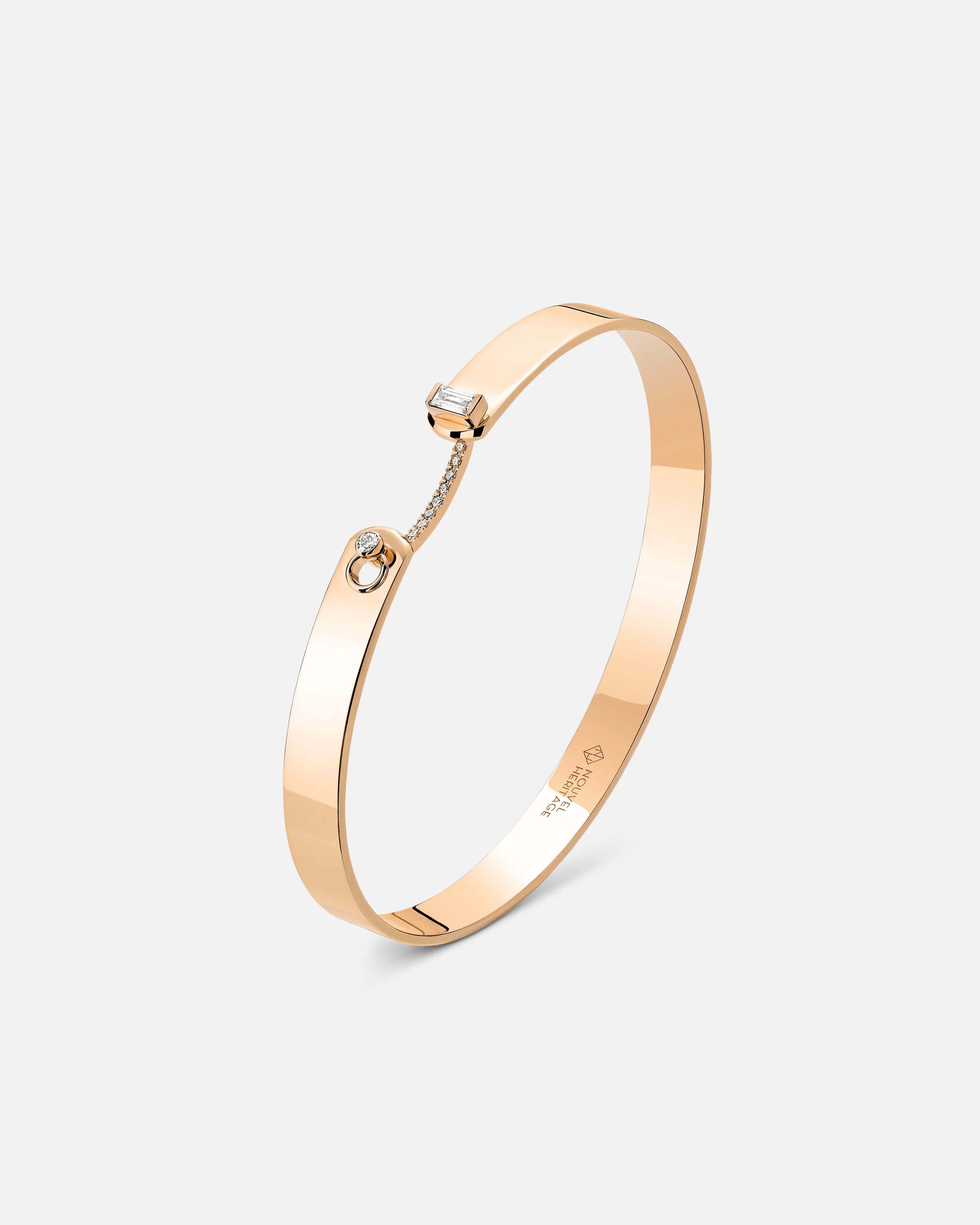 Dinner Date GM Mood Bangle in Rose Gold