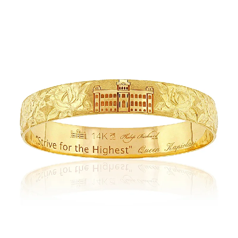 Queen Kapiolani 12mm Bangle Bracelet