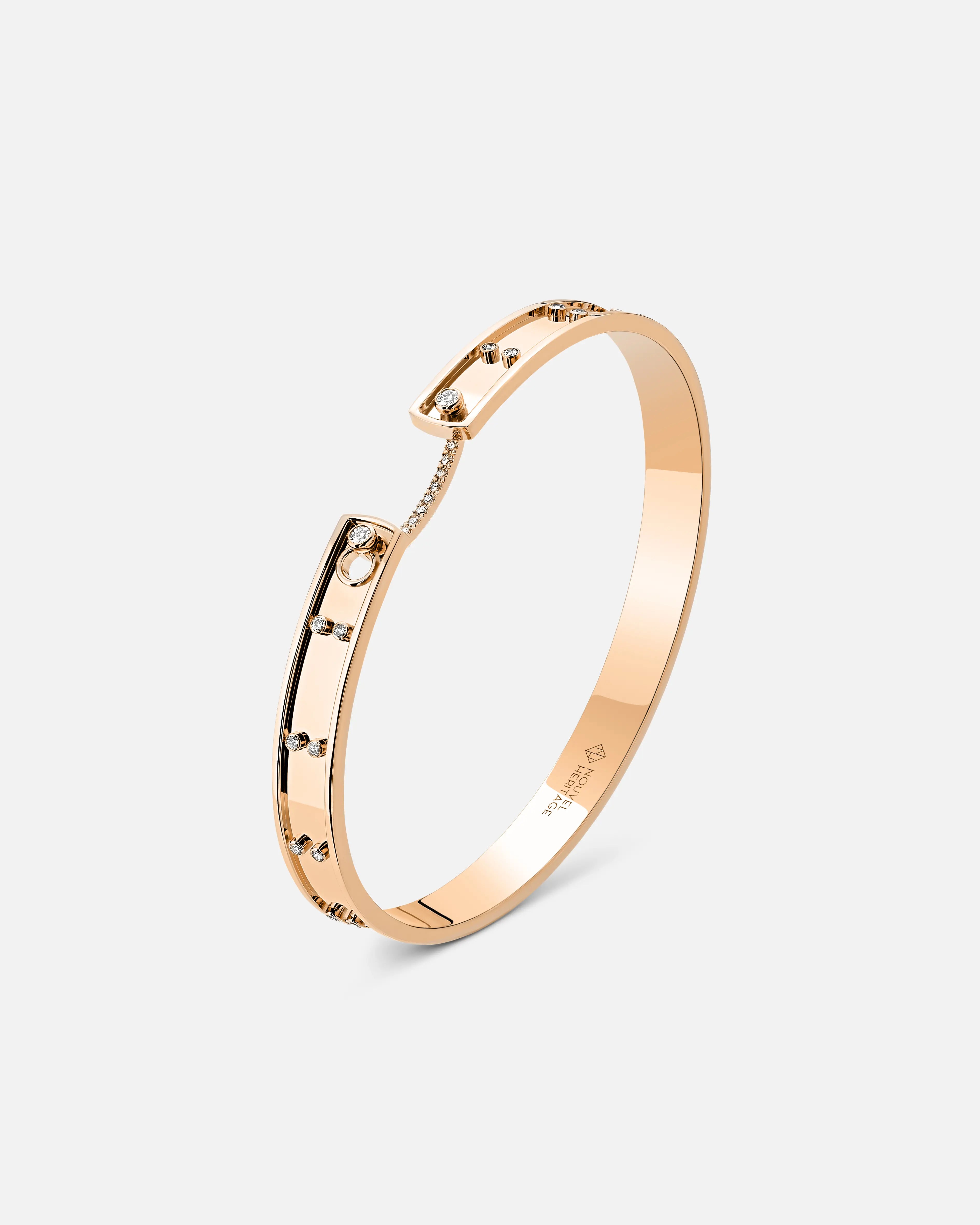 Picnic in Paris Mood Bangle in Rose Gold