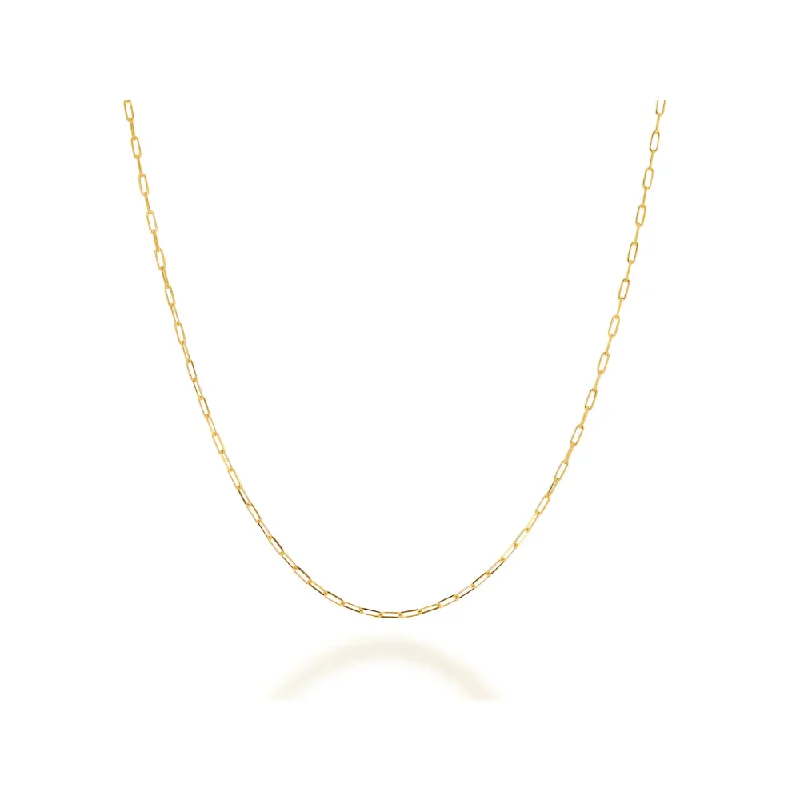 Rachel Reid 14k Micro Mini Link Chain Necklace