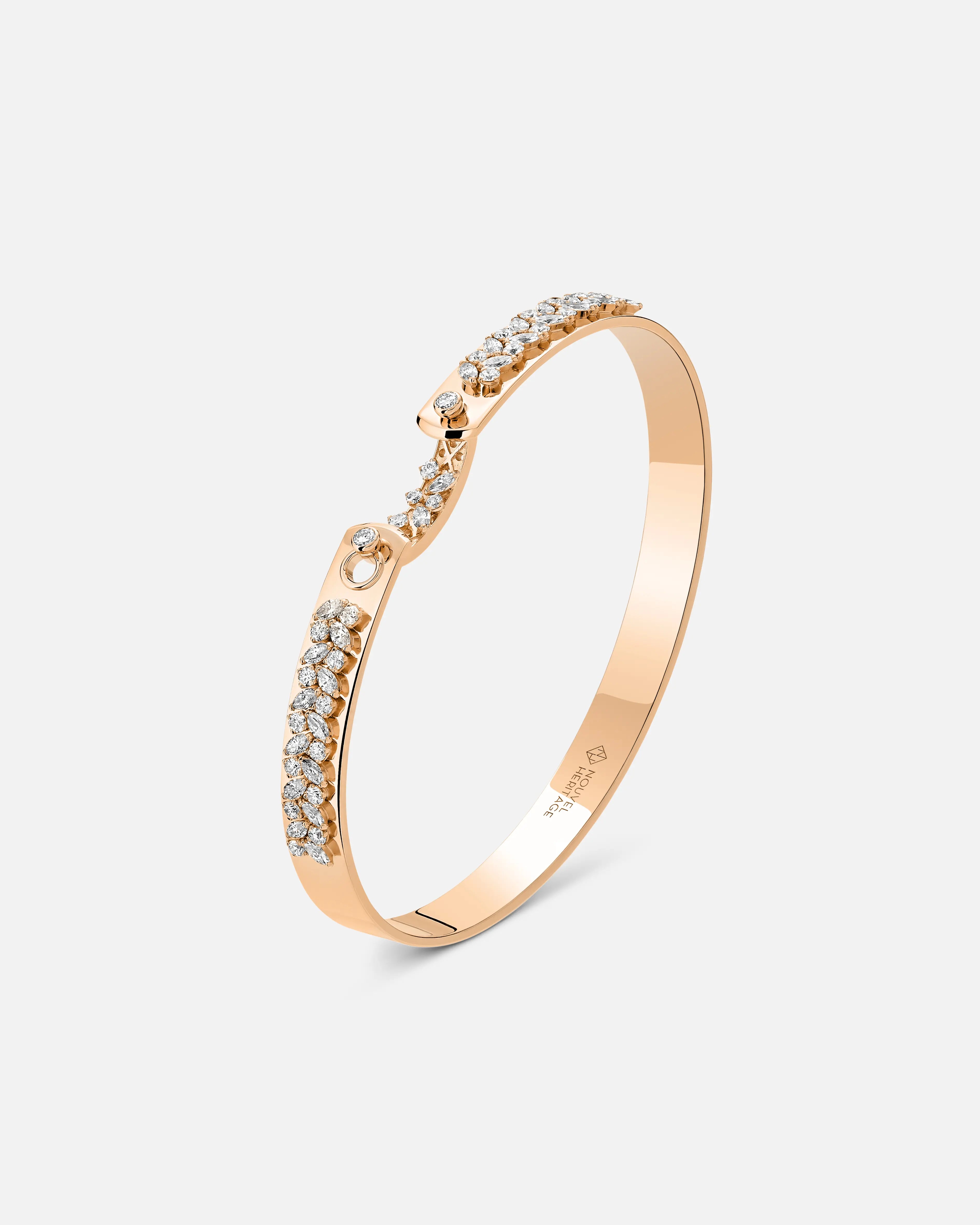 Soirée Mood Bangle in Rose Gold