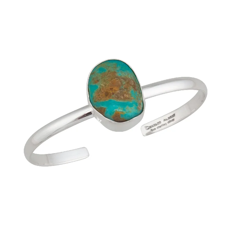 Sterling Silver Campo Frio Turquoise Mini Cuff