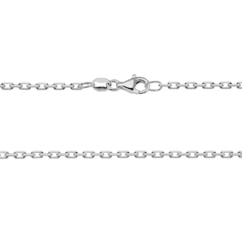 SS 1.9mm D/C Rectangle Cable Chain 24"