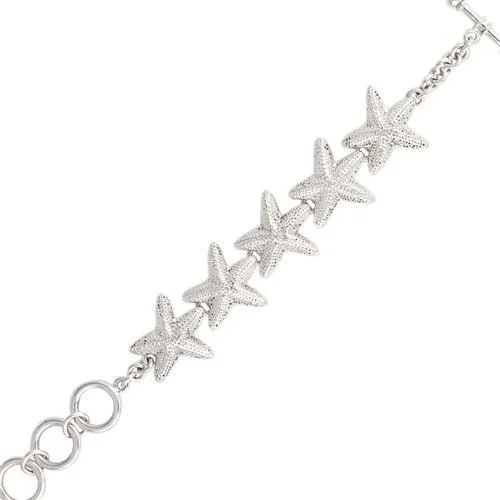 Sterling Silver Starfish Bracelet