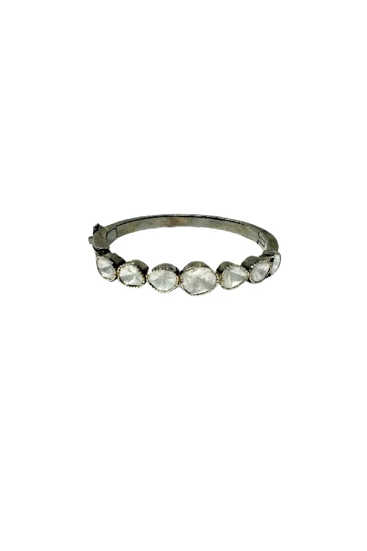 The Woods Raw Cut Diamond Bangle